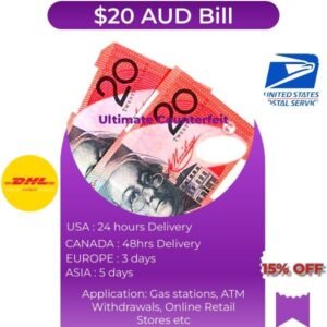 Counterfeit $20 AUD Bills