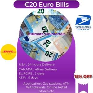 Counterfeit €20 Euro Bills