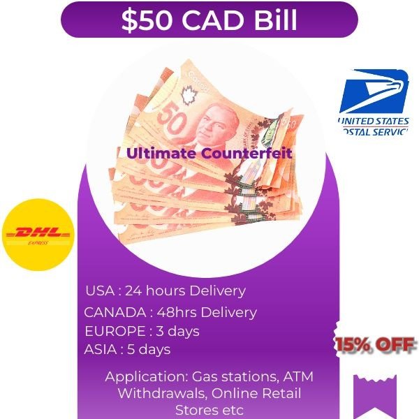 Counterfeit $50 CAD Bills 1 counterfeit 50 cad bills