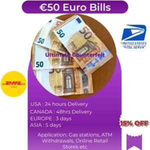 Counterfeit €50 Euro Bills